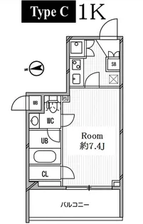 アーデン麻布十番【10階】の間取り