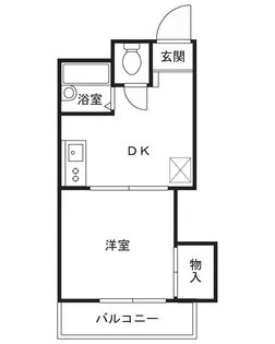グローバル秋田屋【3階】の間取り