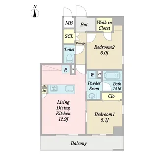 ORIENT【3階】の間取り