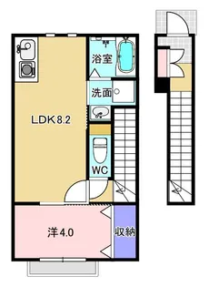 Libera【2階】の間取り