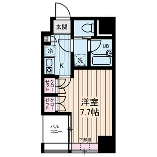 アムス馬喰町【3階】の間取り