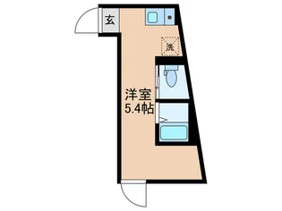 アンダーズ レジデンス北新宿【1階】の間取り