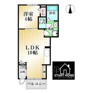 ルミナス名東I【1階】の間取り