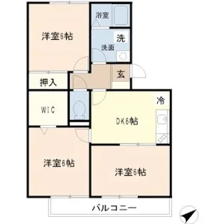 ラ・グランドール【3階】の間取り