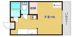 エントピア西田【5階】の間取り