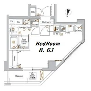 アクサス志村坂上【6階】の間取り