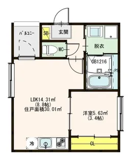 HT開平町【2階】の間取り