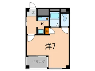 ルベール六甲【3階】の間取り