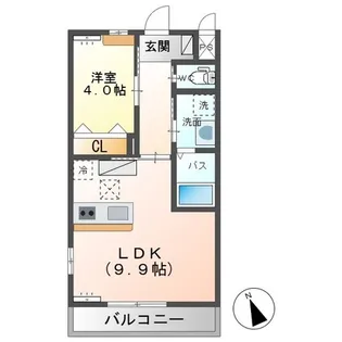 アリエッタ しもつけ【1階】の間取り