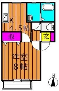 ツリーペイル【2階】の間取り