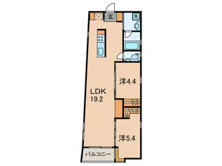 Palais Royal【4階】の間取り
