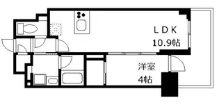 プレールドゥーク亀戸VI【2階】の間取り