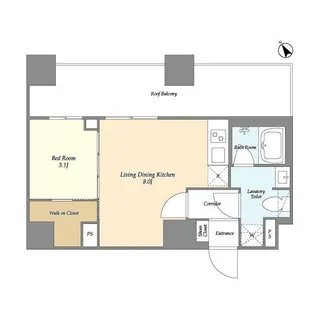 プレール・ドゥーク練馬北町【8階】の間取り