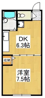 ハイツスタニ【2階】の間取り