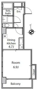 メゾンポメル小川【7階】の間取り