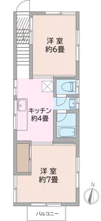 大石ハウス【2階】の間取り