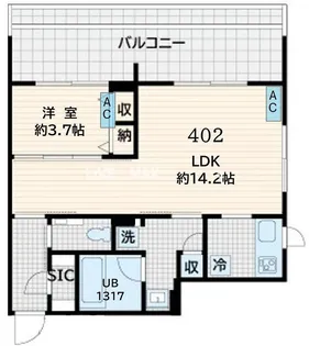 Fullea恵比寿【3階】の間取り
