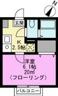 コンフォルト【2階】の間取り