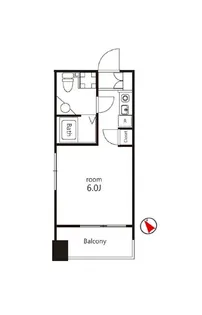 クレジデンス神谷町【3階】の間取り