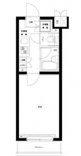 ルーブル蒲田南【1階】の間取り