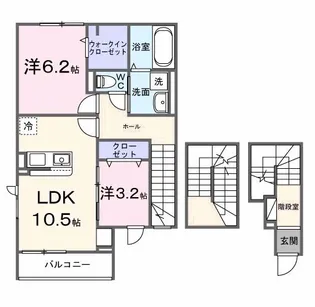 オリエンタルレジデンスVII【3階】の間取り