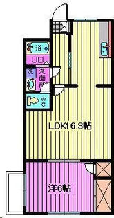 グリーンヒルマンション【2階】の間取り