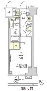 THE CLASS MINAMIAZABU【3階】の間取り