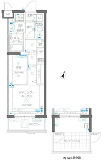 ZOOM蒲田EAST【1階】の間取り