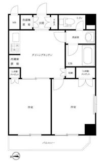 ルーブル高田馬場参番館【3階】の間取り