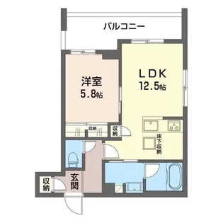 アドミラドール【1階】の間取り