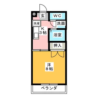 プチホームKAKO【2階】の間取り