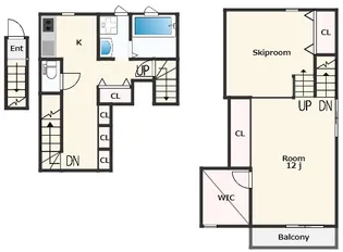 ココカラハウス川内III【2階】の間取り