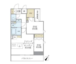 ジオエント駒込【7階】の間取り
