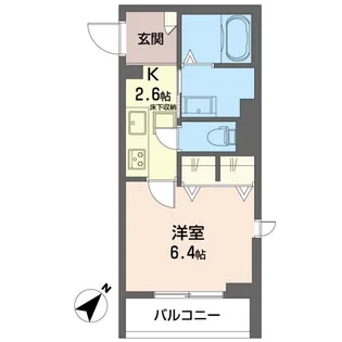 フェリーチェII【1階】の間取り