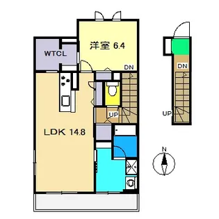 シャーメゾンときわ II【2階】の間取り