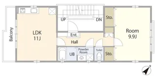 グランヴィラージュ【3階】の間取り