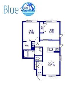 アルフラットヒルズ【1階】の間取り