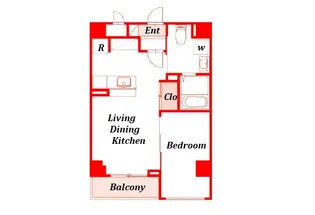 JMFレジデンス新横浜【7階】の間取り