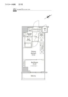 ファミルート船堀【2階】の間取り