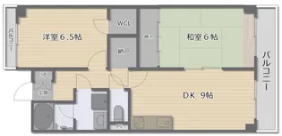 エクセル三国ヶ丘【4階】の間取り