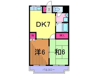 コーポラス華宝【3階】の間取り