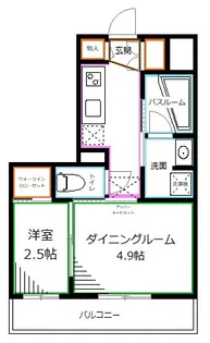アジールコート新高円寺【2階】の間取り