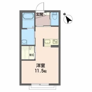 グランディスS&K【2階】の間取り