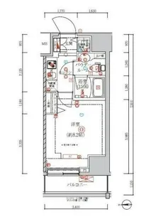 アルテシモクルセ【10階】の間取り