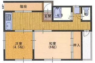 スズキハイツ【2階】の間取り