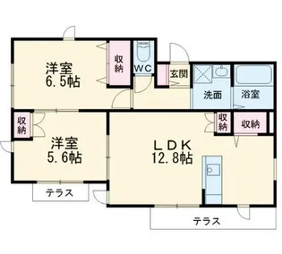 グリンヒル【1階】の間取り