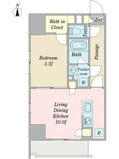 エスフォレスト横浜【8階】の間取り
