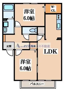 クロワール【1階】の間取り