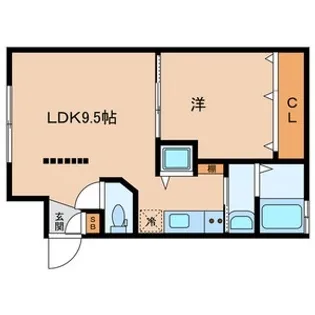 アビテ学芸大学【1階】の間取り