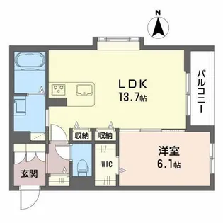 ShaMaison Ciel【3階】の間取り